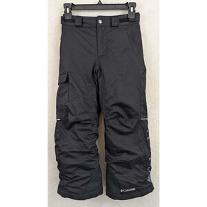 Columbia Omni Heat sz S Snow Pants black ski kids winter 0186